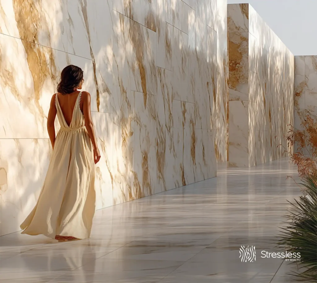 Cerámica tocana mujer caminando descanlsa