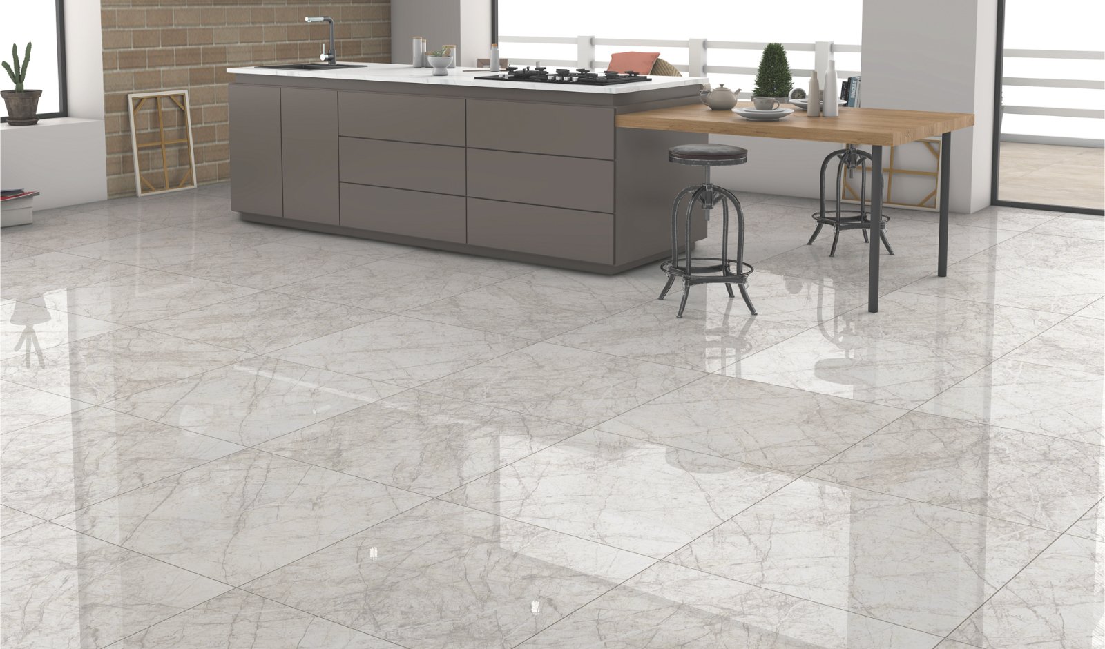 60X60 KRISTAL LIGHT RECT CJ 1.44 M2